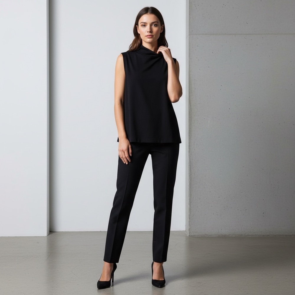babaton aritzia sleeveless black shirt  size small